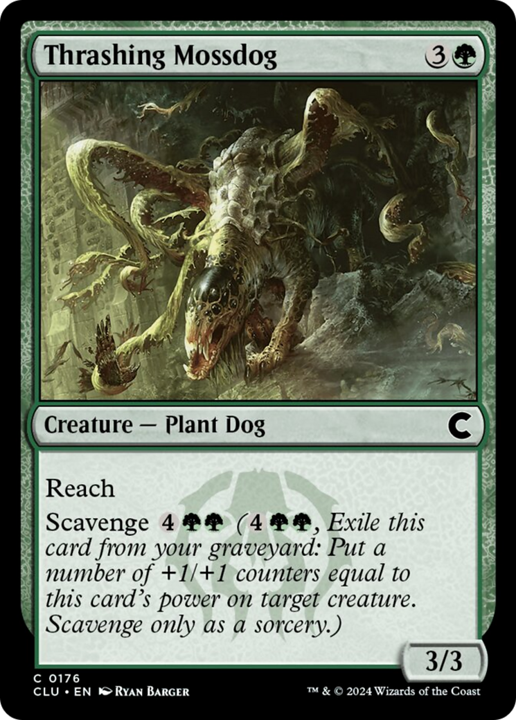 Thrashing Mossdog [Ravnica: Clue Edition] | Gear Gaming Fayetteville