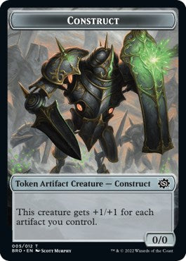 Servo // Construct (005) Double-Sided Token [The Brothers' War Commander Tokens] | Gear Gaming Fayetteville