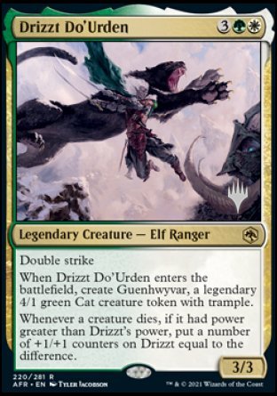 Drizzt Do'Urden (Promo Pack) [Dungeons & Dragons: Adventures in the Forgotten Realms Promos] | Gear Gaming Fayetteville