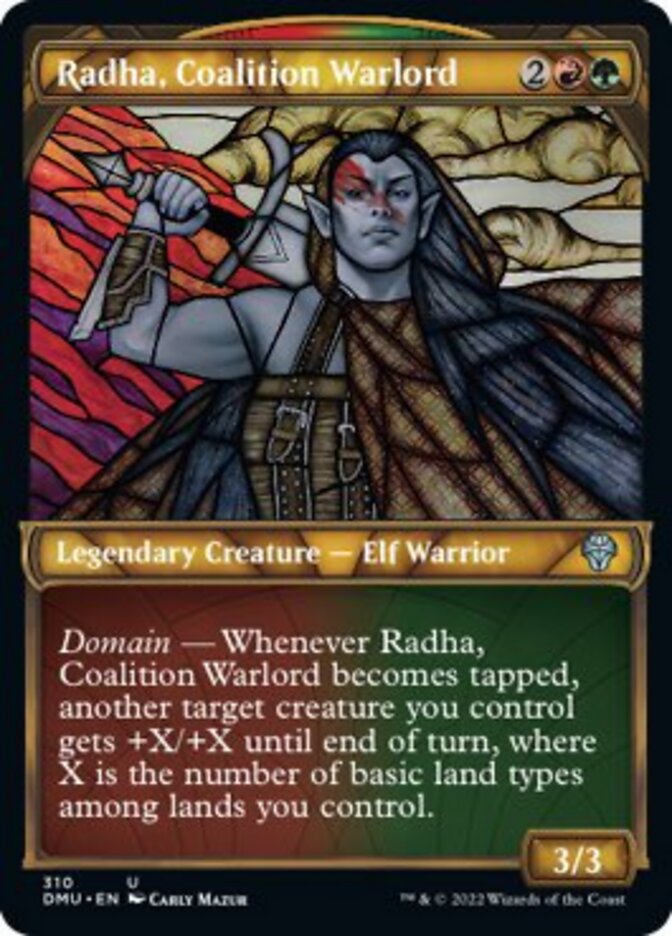 Radha, Coalition Warlord (Showcase) [Dominaria United] | Gear Gaming Fayetteville