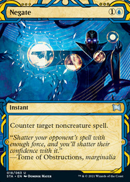 Negate (Foil Etched) [Strixhaven: School of Mages Mystical Archive] | Gear Gaming Fayetteville