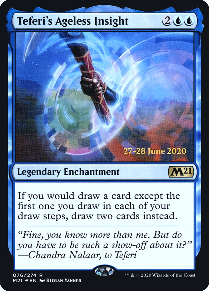 Teferi's Ageless Insight [Core Set 2021 Prerelease Promos] | Gear Gaming Fayetteville