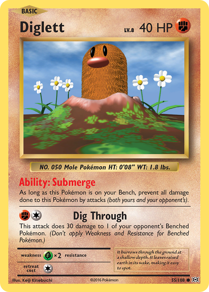 Diglett (55/108) [XY: Evolutions] | Gear Gaming Fayetteville