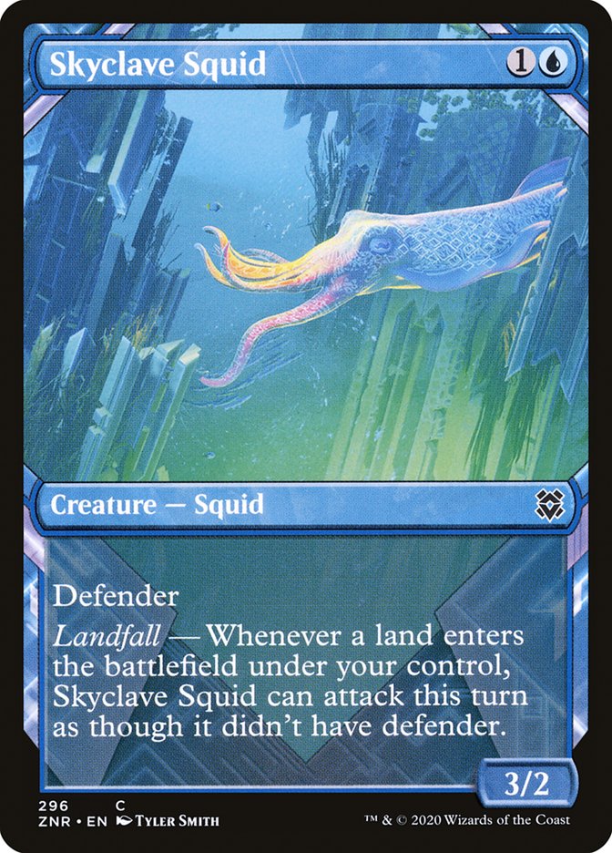 Skyclave Squid (Showcase) [Zendikar Rising] | Gear Gaming Fayetteville