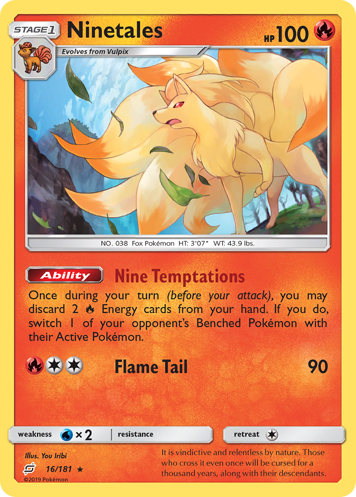 Ninetales (16/181) [Sun & Moon: Team Up] | Gear Gaming Fayetteville