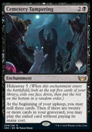 Cemetery Tampering (Promo Pack) [Streets of New Capenna Promos] | Gear Gaming Fayetteville