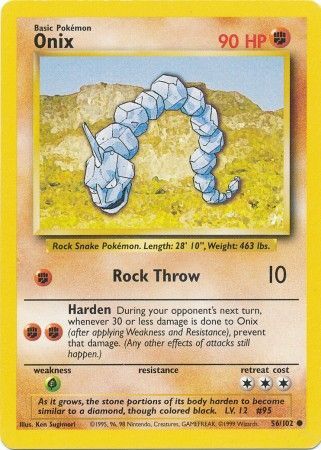 Onix (56/102) [Base Set Unlimited] | Gear Gaming Fayetteville