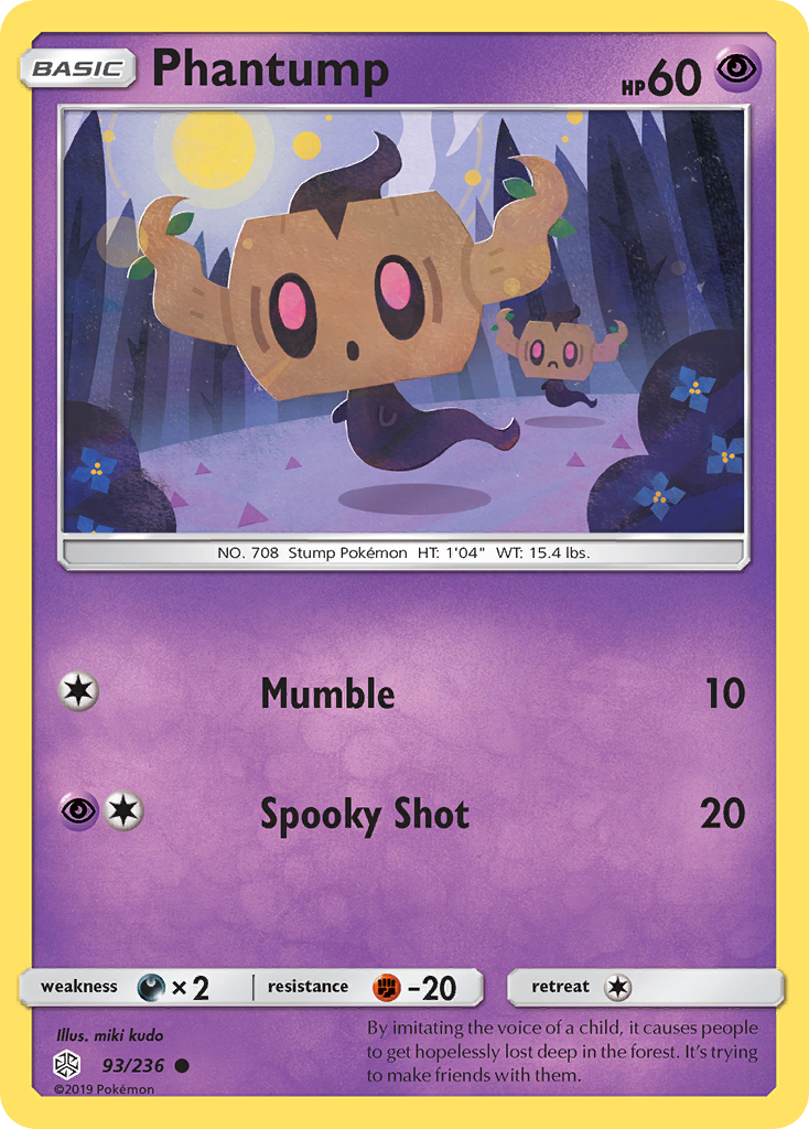 Phantump (93/236) [Sun & Moon: Cosmic Eclipse] | Gear Gaming Fayetteville
