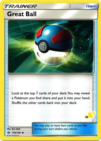 Great Ball (119/149) (Pikachu Stamp #38) [Battle Academy 2020] | Gear Gaming Fayetteville