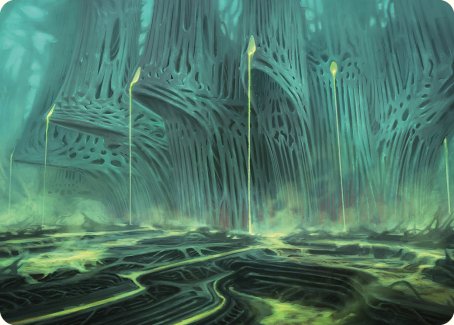 Swamp Art Card [Phyrexia: All Will Be One Art Series] | Gear Gaming Fayetteville