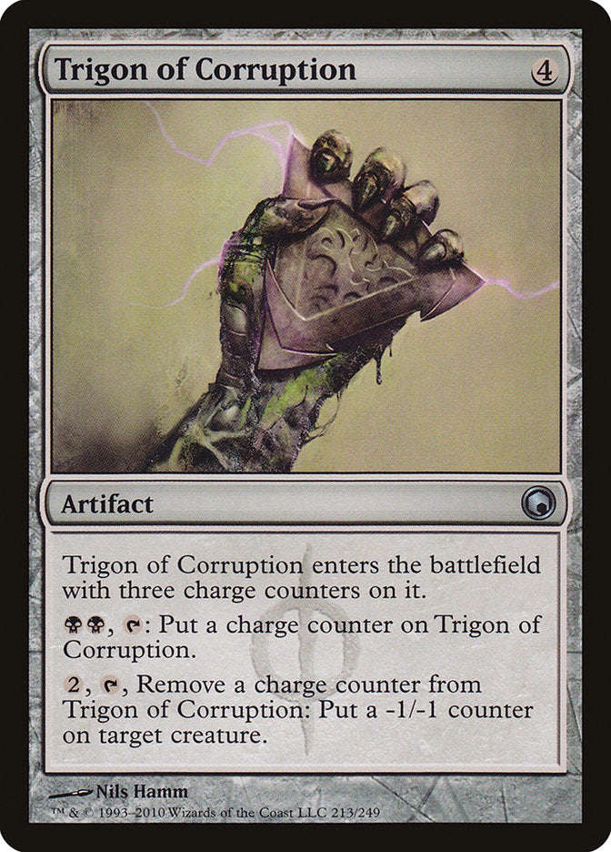 Trigon of Corruption [Scars of Mirrodin] | Gear Gaming Fayetteville