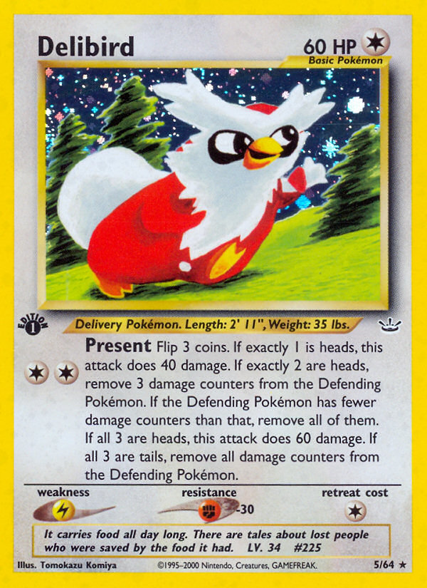 Delibird (5/64) [Neo Revelation 1st Edition] | Gear Gaming Fayetteville