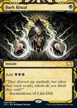 Dark Ritual (Foil Etched) [Strixhaven: School of Mages Mystical Archive] | Gear Gaming Fayetteville
