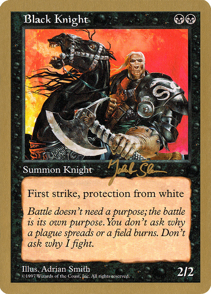 Black Knight (Jakub Slemr) [World Championship Decks 1997] | Gear Gaming Fayetteville