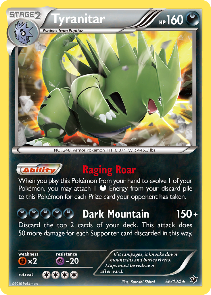 Tyranitar (56/124) [XY: Fates Collide] | Gear Gaming Fayetteville