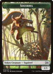 Demon // Squirrel Double-Sided Token [Double Masters Tokens] | Gear Gaming Fayetteville