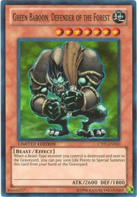 Green Baboon, Defender of the Forest [2010 Collectors Tins] [CT07-EN010] | Gear Gaming Fayetteville