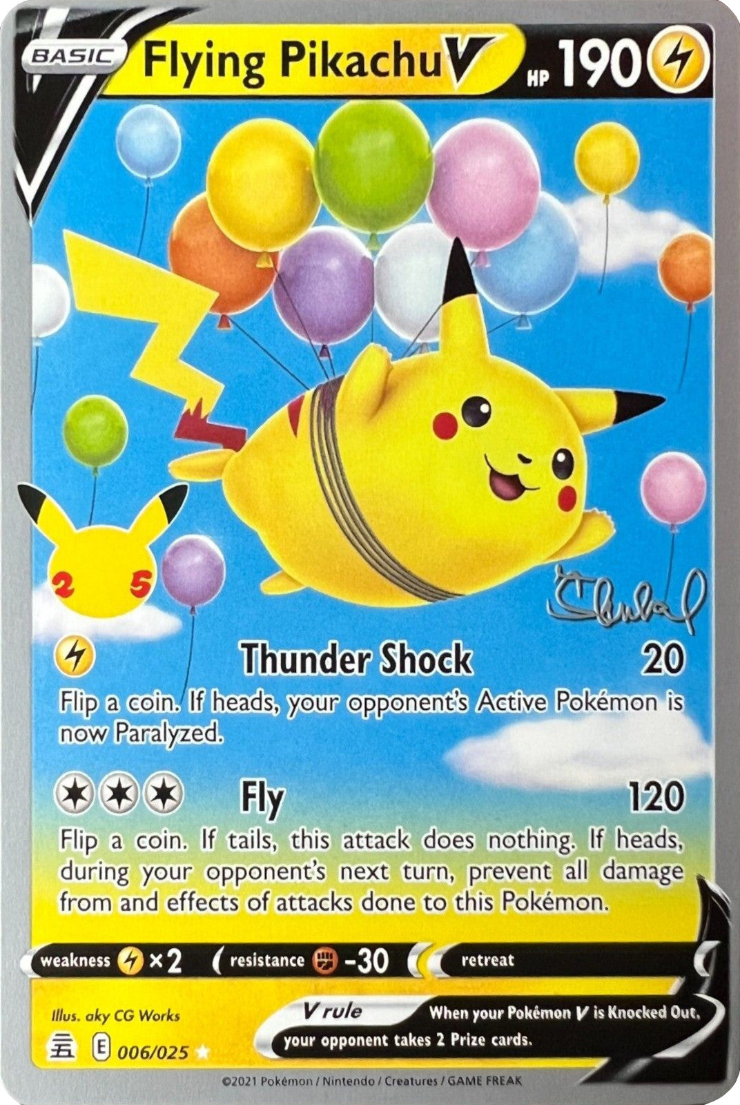 Flying Pikachu V (006/025) (ADP - Ondrej Skubal) [World Championships 2022] | Gear Gaming Fayetteville