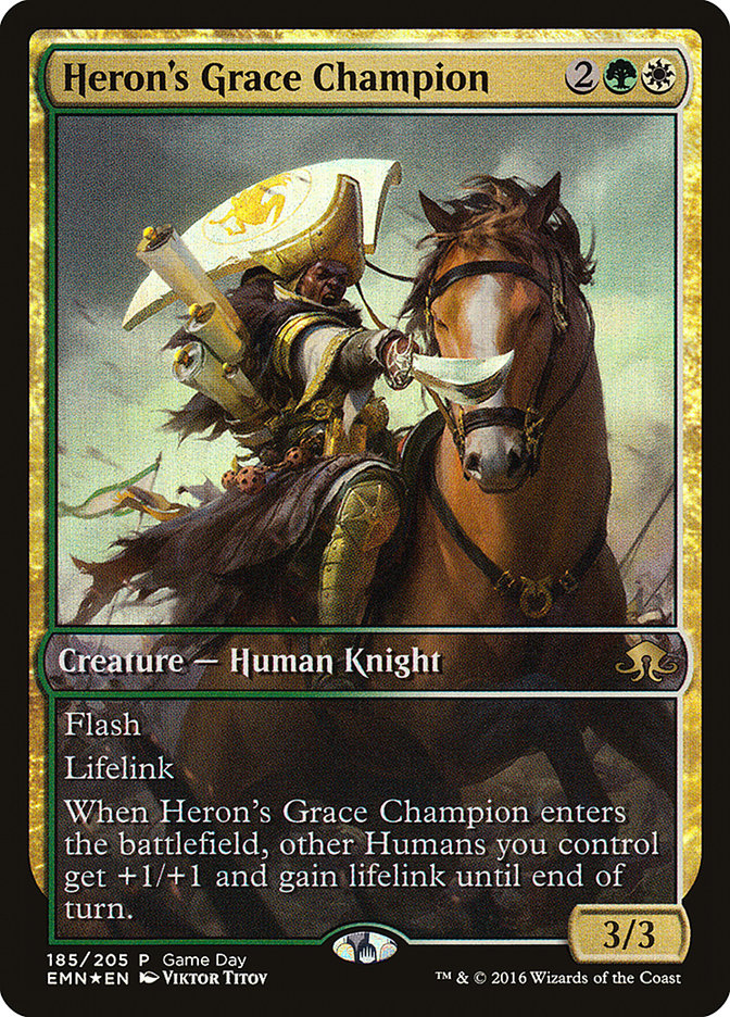 Heron's Grace Champion (Game Day) [Eldritch Moon Promos] | Gear Gaming Fayetteville