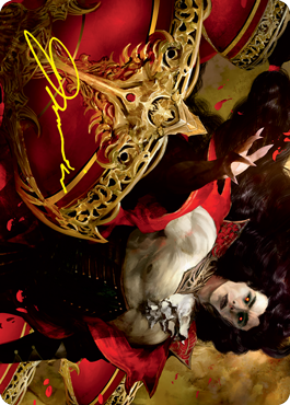 Bloodvial Purveyor Art Card (Gold-Stamped Signature) [Innistrad: Crimson Vow Art Series] | Gear Gaming Fayetteville