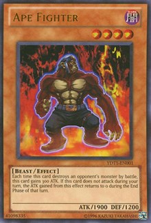 Ape Fighter (5D's Duel Transer) [Yu-Gi-Oh! Video Game Promotional Cards] [YDT1-EN001] | Gear Gaming Fayetteville