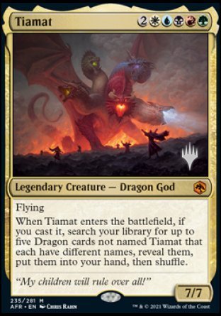 Tiamat (Promo Pack) [Dungeons & Dragons: Adventures in the Forgotten Realms Promos] | Gear Gaming Fayetteville