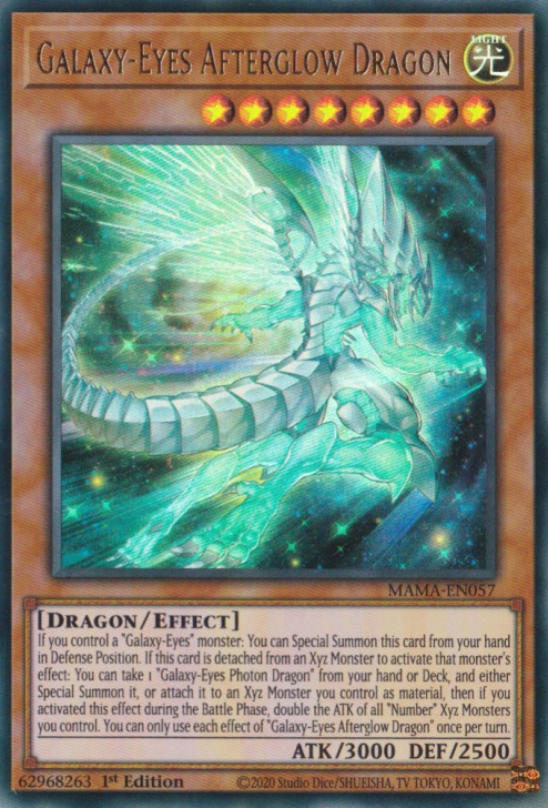 Galaxy-Eyes Afterglow Dragon [MAMA-EN057] Ultra Rare | Gear Gaming Fayetteville