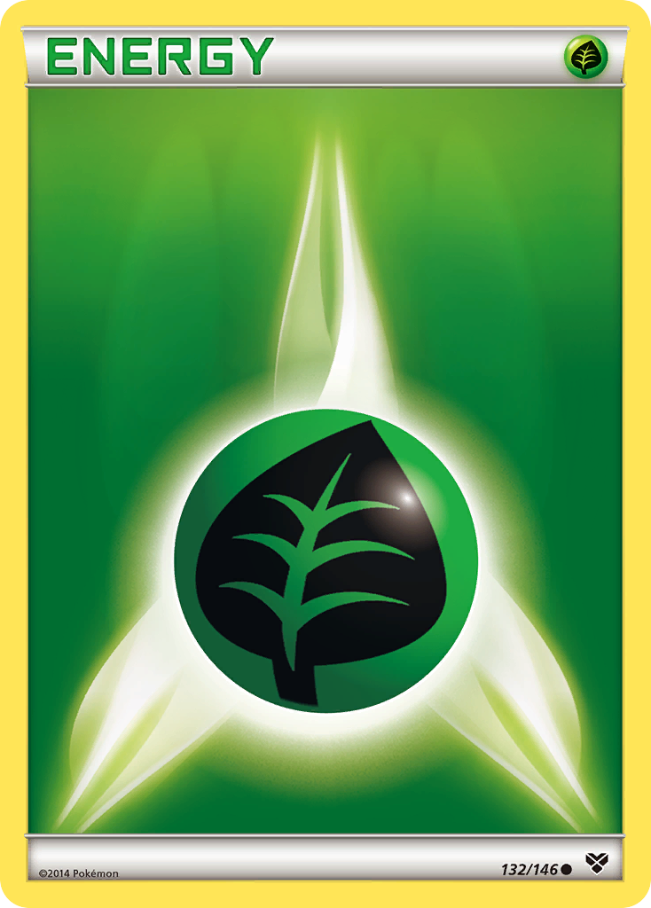 Grass Energy (132/146) [XY: Base Set] | Gear Gaming Fayetteville