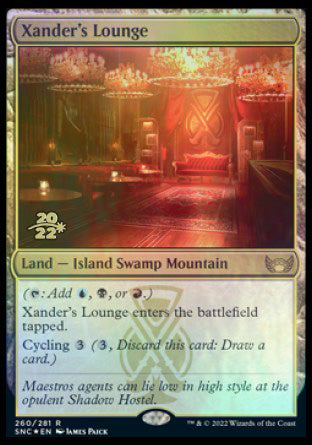 Xander's Lounge [Streets of New Capenna Prerelease Promos] | Gear Gaming Fayetteville