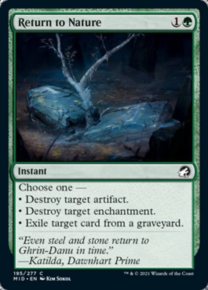 Return to Nature [Innistrad: Midnight Hunt] | Gear Gaming Fayetteville