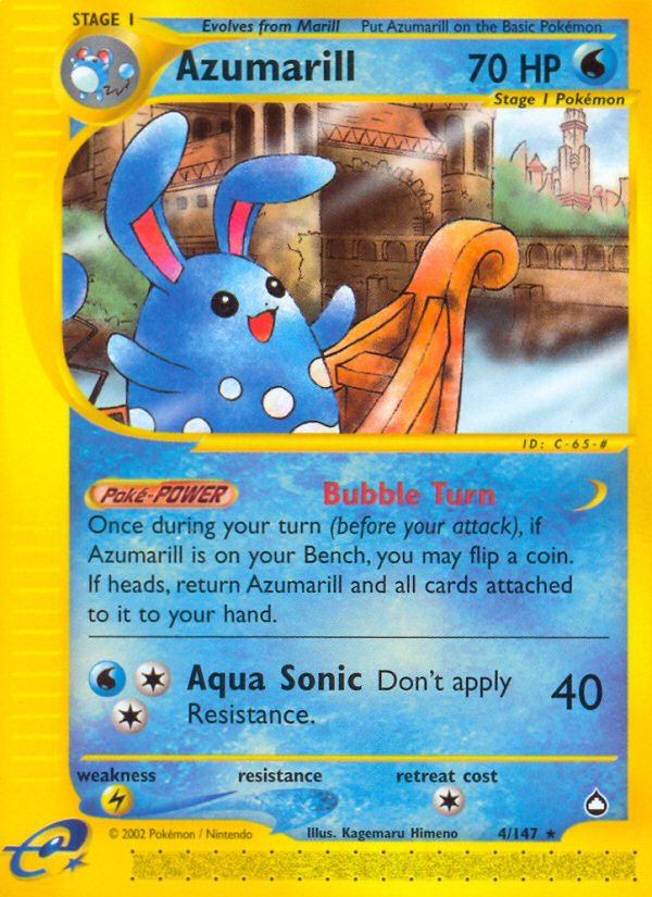 Azumarill (4/147) [Aquapolis] | Gear Gaming Fayetteville