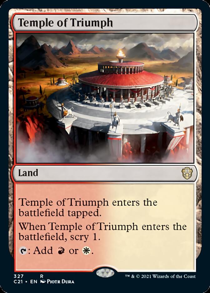 Temple of Triumph [Commander 2021] | Gear Gaming Fayetteville