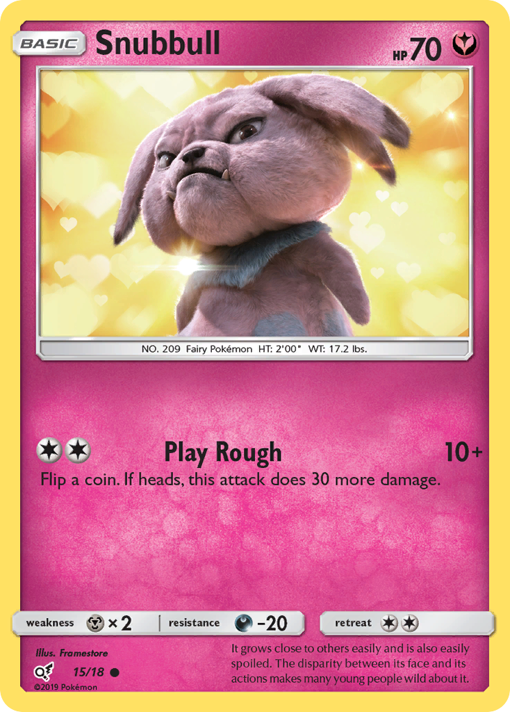 Snubbull (15/18) [Sun & Moon: Detective Pikachu] | Gear Gaming Fayetteville