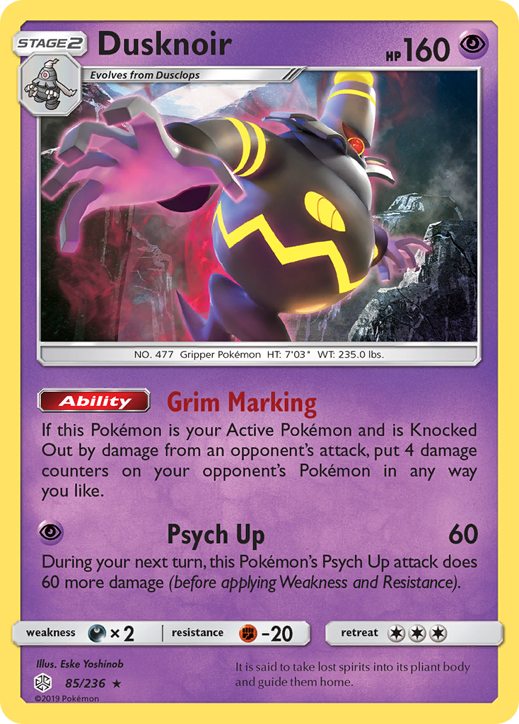 Dusknoir (85/236) [Sun & Moon: Cosmic Eclipse] | Gear Gaming Fayetteville