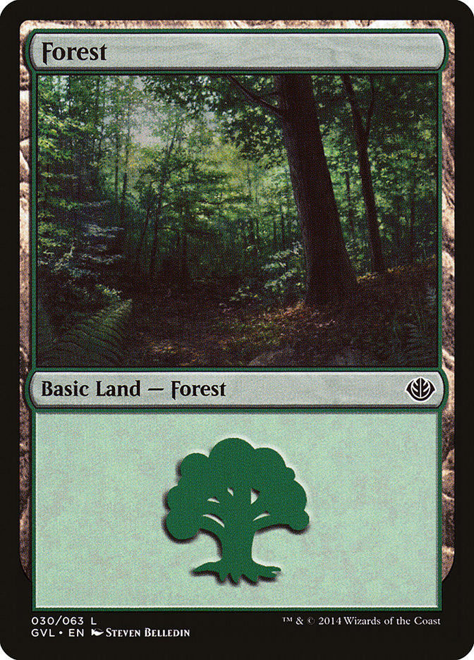 Forest (30) (Garruk vs. Liliana) [Duel Decks Anthology] | Gear Gaming Fayetteville