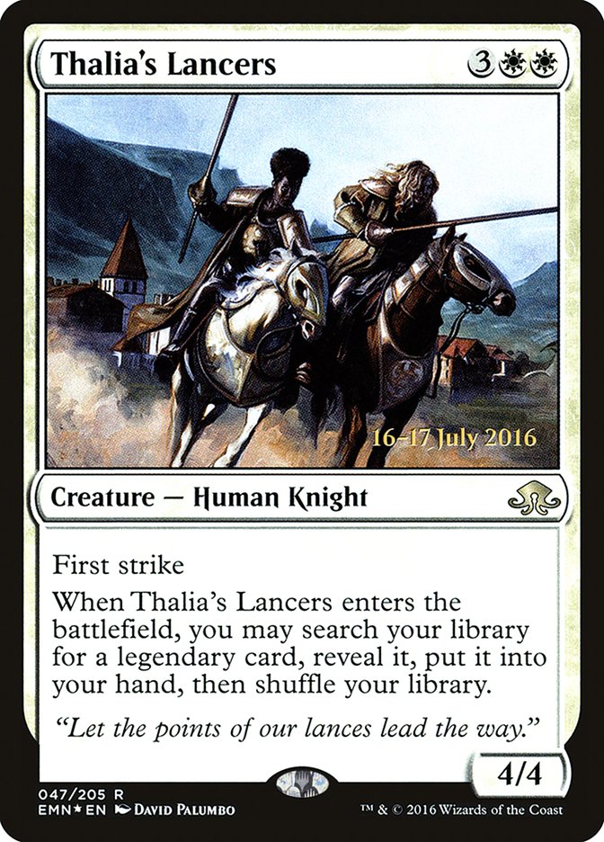 Thalia's Lancers [Eldritch Moon Prerelease Promos] | Gear Gaming Fayetteville