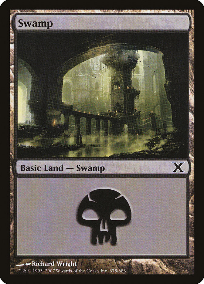 Swamp (375) [Tenth Edition] | Gear Gaming Fayetteville