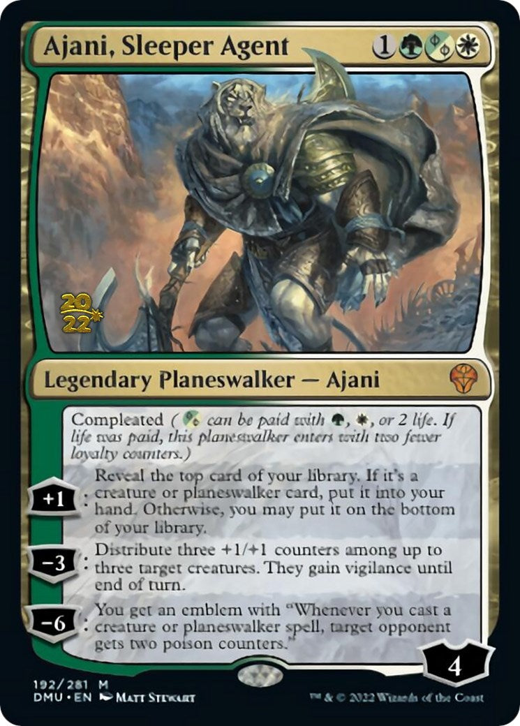 Ajani, Sleeper Agent [Dominaria United Prerelease Promos] | Gear Gaming Fayetteville