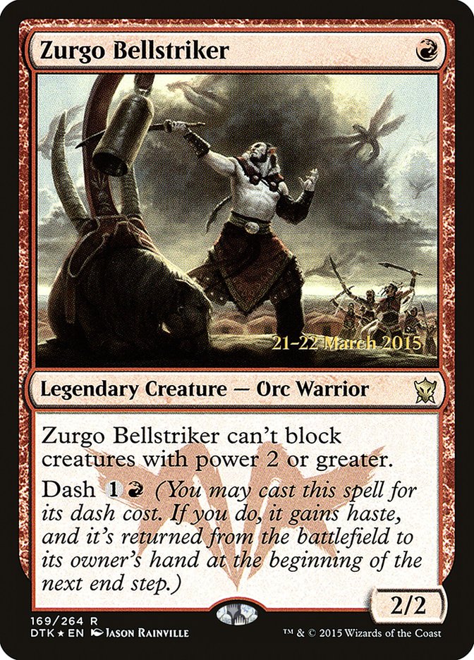 Zurgo Bellstriker [Dragons of Tarkir Prerelease Promos] | Gear Gaming Fayetteville