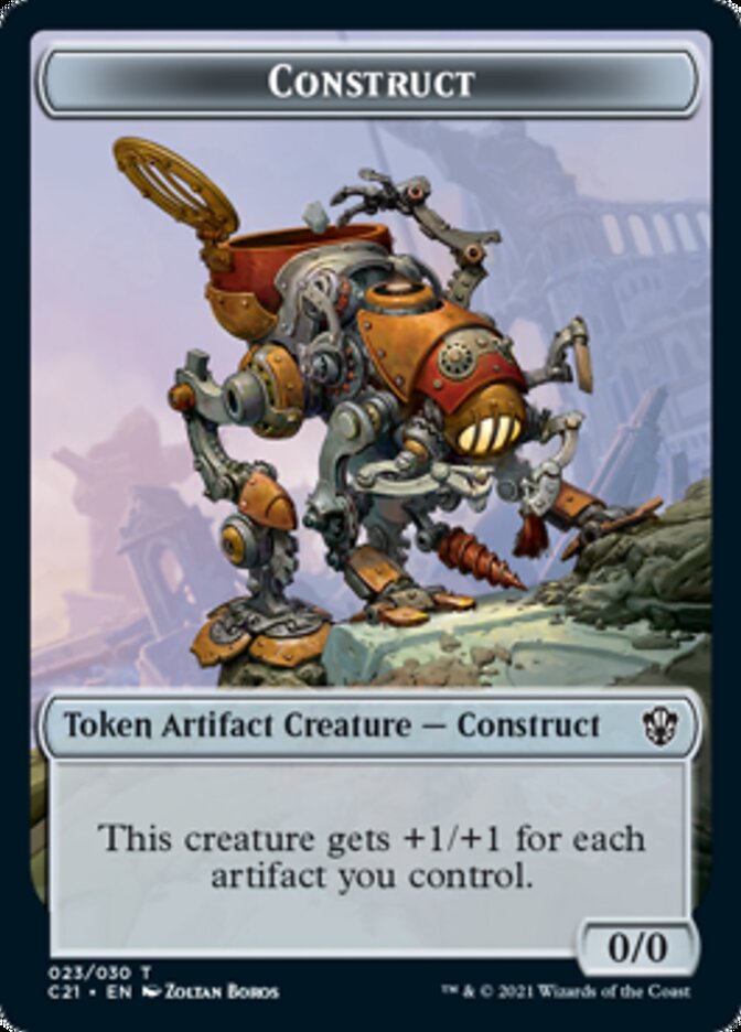 Copy // Construct (030) Double-Sided Token [Commander 2021 Tokens] | Gear Gaming Fayetteville