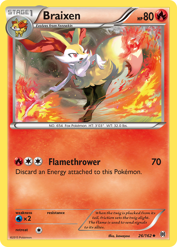 Braixen (26/162) [XY: BREAKthrough] | Gear Gaming Fayetteville