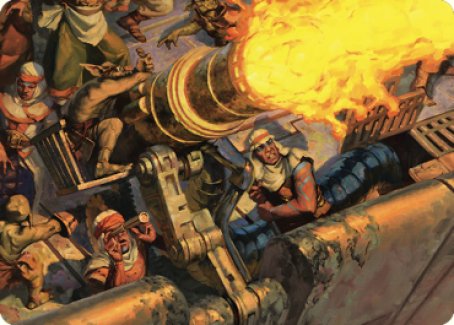 Mana Cannons Art Card [Dominaria United Art Series] | Gear Gaming Fayetteville