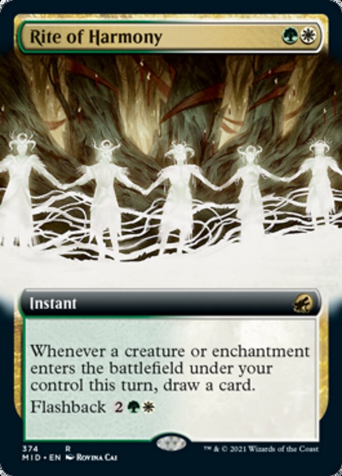 Rite of Harmony (Extended Art) [Innistrad: Midnight Hunt] | Gear Gaming Fayetteville