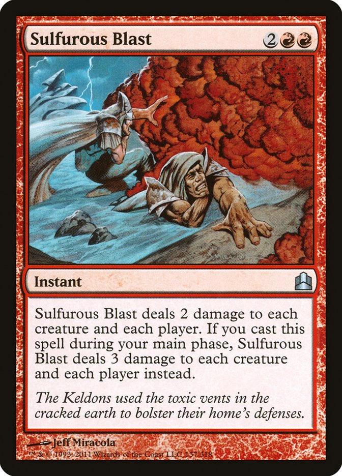 Sulfurous Blast [Commander 2011] | Gear Gaming Fayetteville
