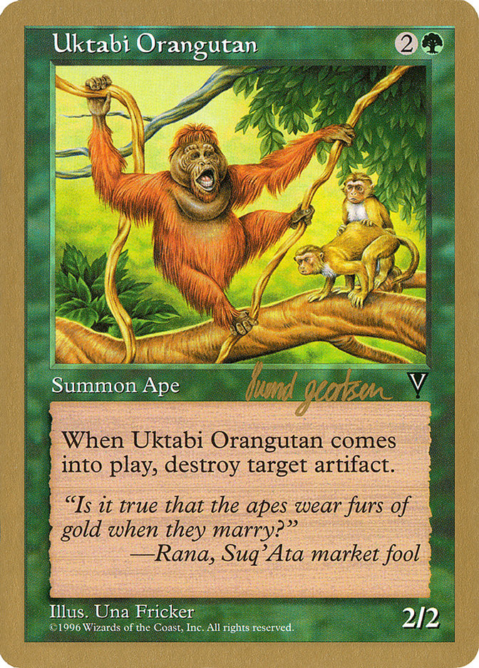 Uktabi Orangutan (Svend Geertsen) (SB) [World Championship Decks 1997] | Gear Gaming Fayetteville