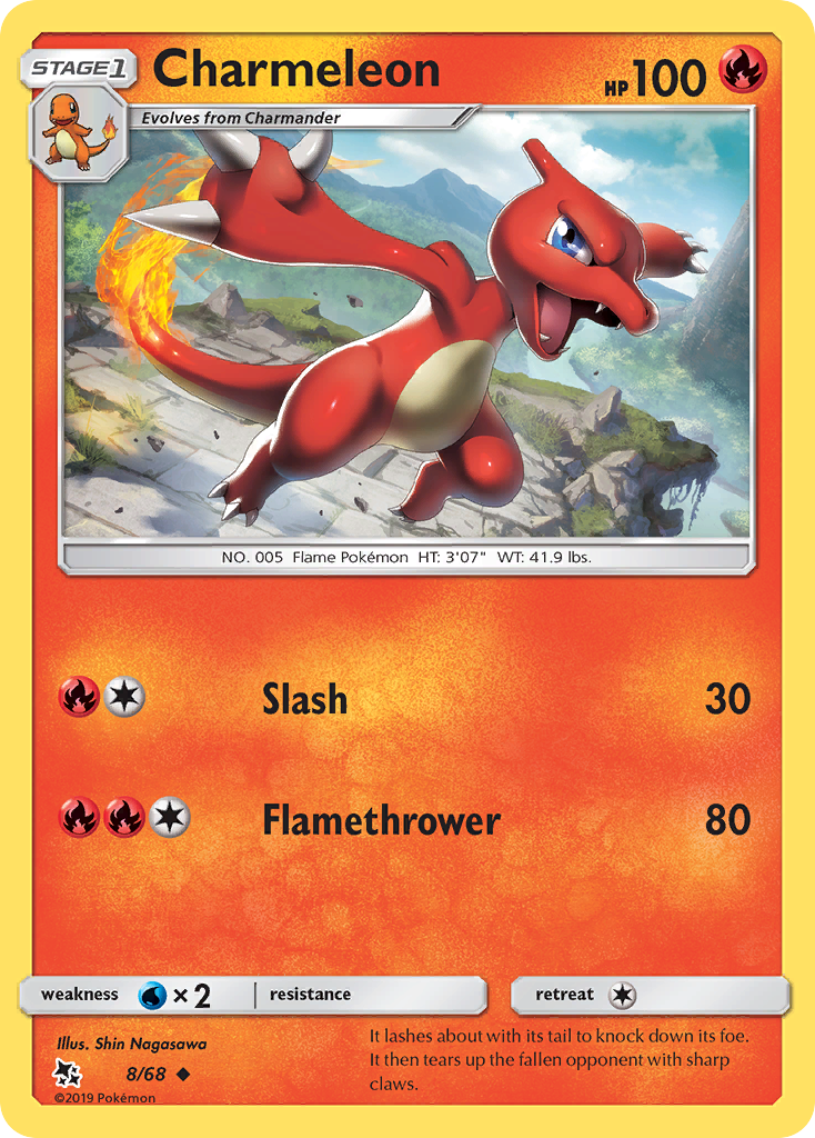 Charmeleon (8/68) [Sun & Moon: Hidden Fates] | Gear Gaming Fayetteville