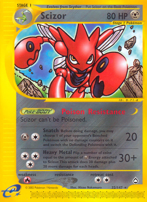 Scizor (32/147) [Aquapolis] | Gear Gaming Fayetteville