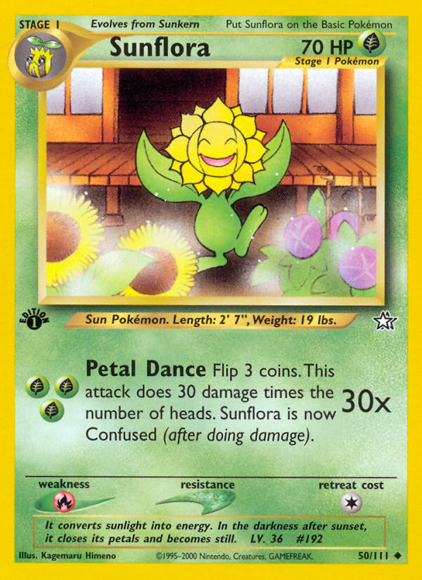 Sunflora (50/111) [Neo Genesis 1st Edition] | Gear Gaming Fayetteville