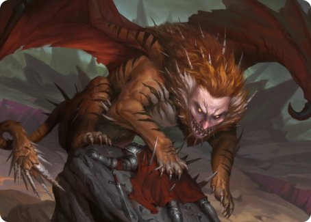 Manticore Art Card [Dungeons & Dragons: Adventures in the Forgotten Realms Art Series] | Gear Gaming Fayetteville