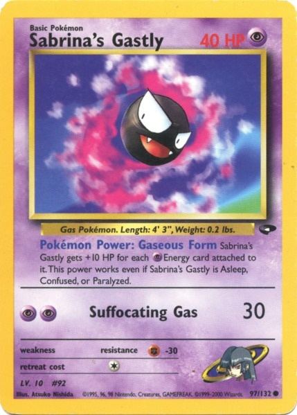 Sabrina's Gastly (97/132) [Gym Challenge Unlimited] | Gear Gaming Fayetteville